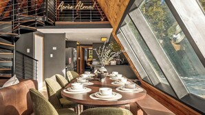 Dining - Ultimate A-frame, 12 mi to Breck, Mtn View/Sauna/HT (Fairplay)