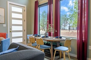 Dining - Oklahoma Haven; Sauna, Hot Tub, EV Charger, Views (Broken Bow)