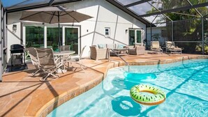 Pool - Walk to Beach! Family Pool Home in Naples (Naples)