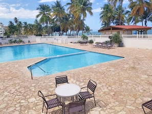 Pool - Beachfront Isla Verde Beach Walk 2 Eat (Carolina)