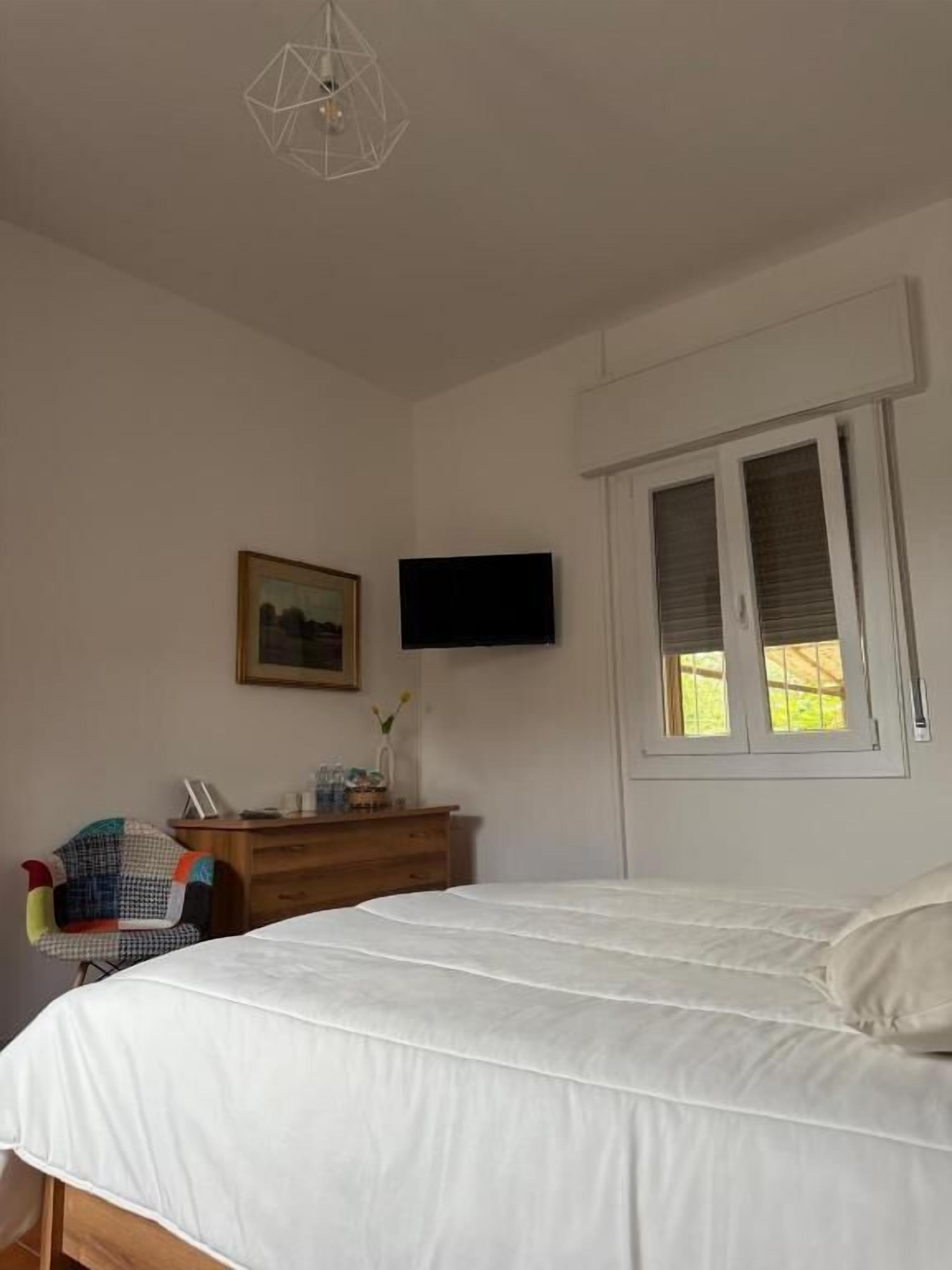 Chambre Double Confort, balcon, vue cour intérieure