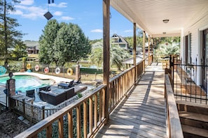 Terrace/patio - Bayou Breeze Retreat w/ Pool & River Access (Port Vincent)