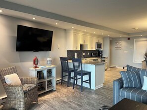 Smart TV, books - Beachfront Escape at High Point South: 2BR/2BA – Wake Up to the Waves (Ocean City)