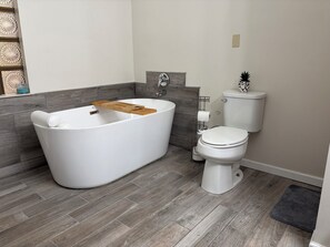 Shower, hair dryer, bidet, towels - A Touchdown Location for the Draft (Pittsburgh)