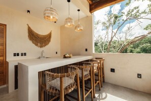 Outdoor dining - Luxe Villa 10p, Grill, 2 Private Pools w/Concierge (Tulum)