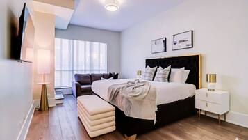 Penthouse Presidensial, 3 kamar tidur, pemandangan kota | Setrika/meja setrika dan tempat tidur bayi (biaya tambahan)