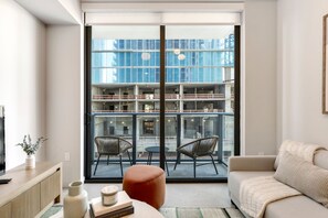 Living area - Crosby Miami WTC 1BR/1BA Central City Flat #1405 (Miami)