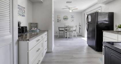 Coquina Cabana With Fenced Yard and Adorable Decor
