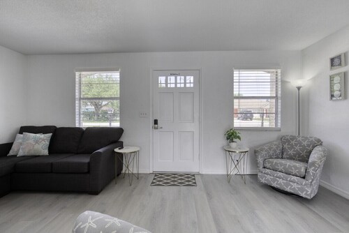 Coquina Cabana With Fenced Yard and Adorable Decor