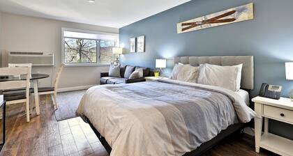 Cozy Studio Condo on the Bus Route