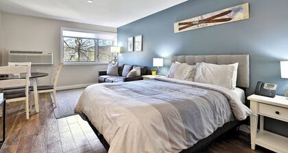 Cozy Studio Condo on the Bus Route