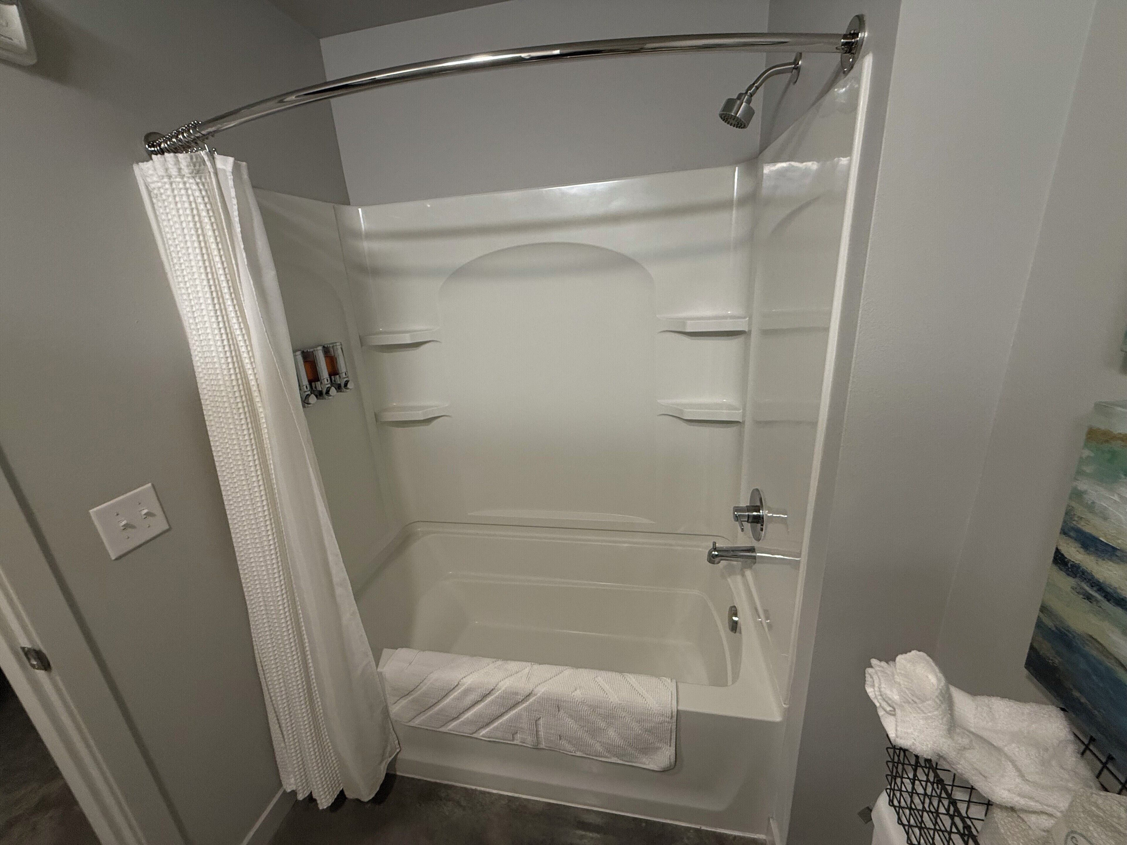 Towels, soap, toilet paper