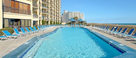 Indoor pool, a heated pool