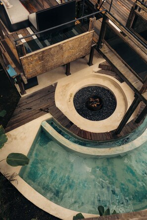 Outdoor pool - Nirata Treehouse Kintamani  (Kintamani)