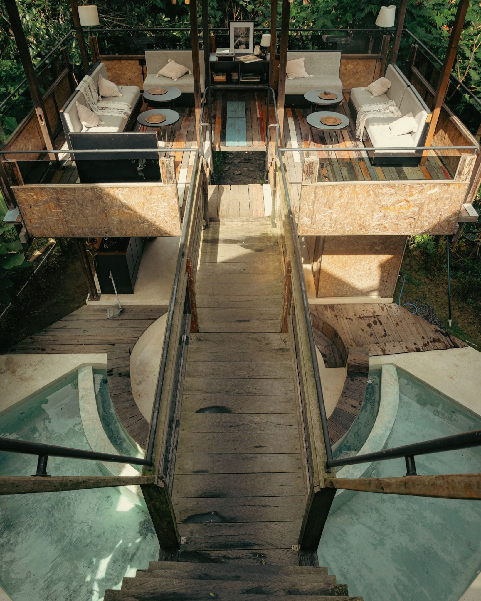 Trehytte – deluxe, 1 queensize-seng, balkong, fjellutsikt | Oppholdsområde