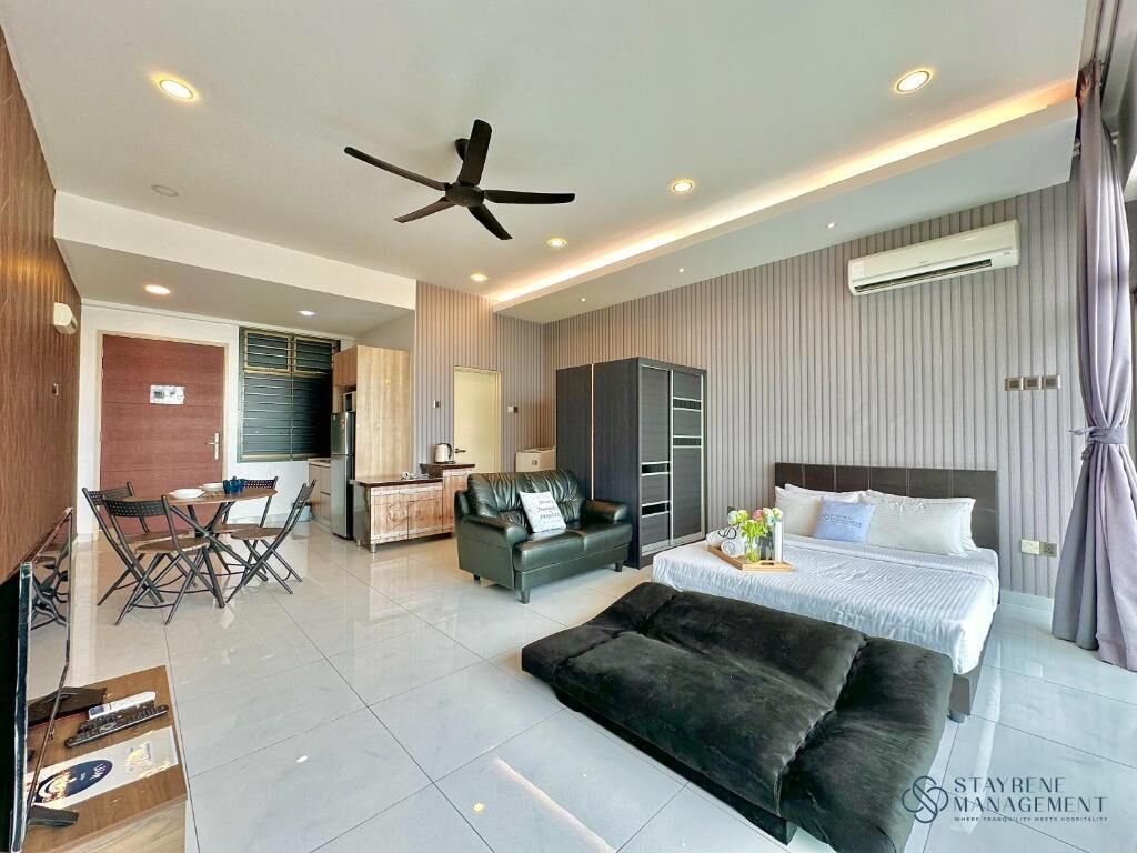 Superior Studio, 1 Katil Ratu (Queen), Balcony, City View | Bahagian dalam