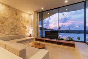 Deluxe Villa, 3 Bedrooms, Private Pool, Pool View | Living area - Villa Kalani Soul by Alfred in Bali (Pecatu)