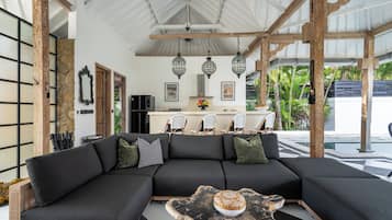 Villa | Living room | 43-inch Smart TV with digital channels