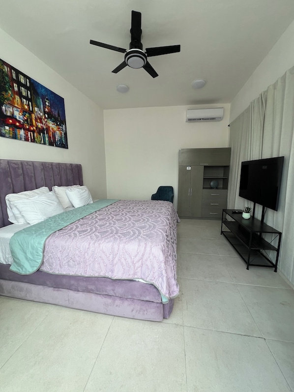 3 chambres, fer et planche à repasser, accès Internet, draps fournis