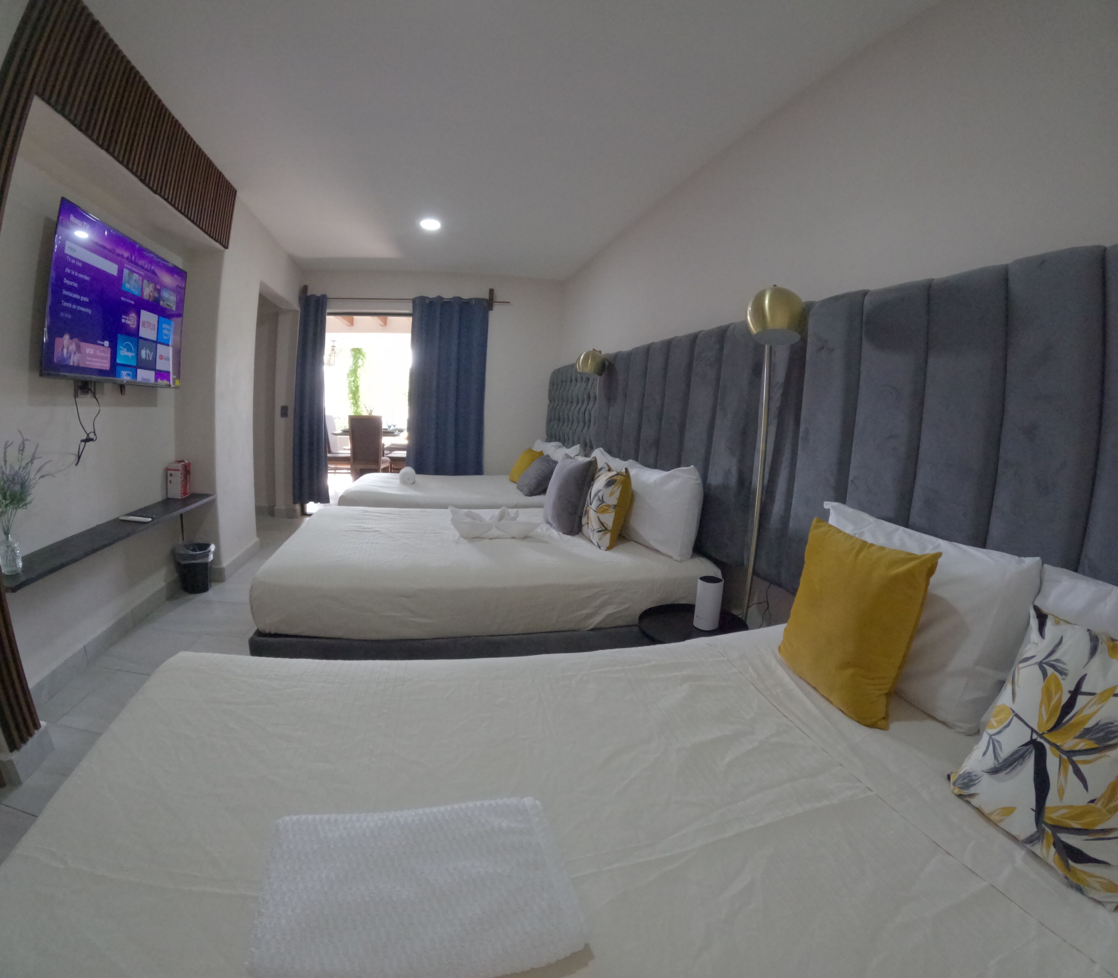 Master Suite 7 | 羽絨被、布置獨特、遮光布/窗簾、隔音