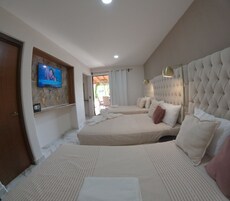 Master Suite 10 | Edredones de plumas, mobiliario individual, cortinas opacas