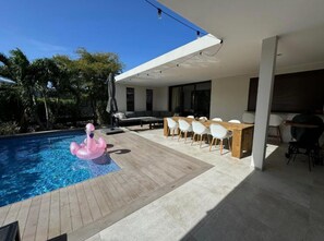 Pool - Luxury Guesthouse|Private Pool|5min from Jan Thiel Beach, 10 min from Mambo Beach (Willemstad)