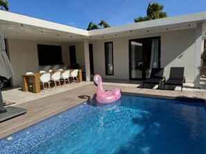 Pool - Luxury Guesthouse|Private Pool|5min from Jan Thiel Beach, 10 min from Mambo Beach (Willemstad)