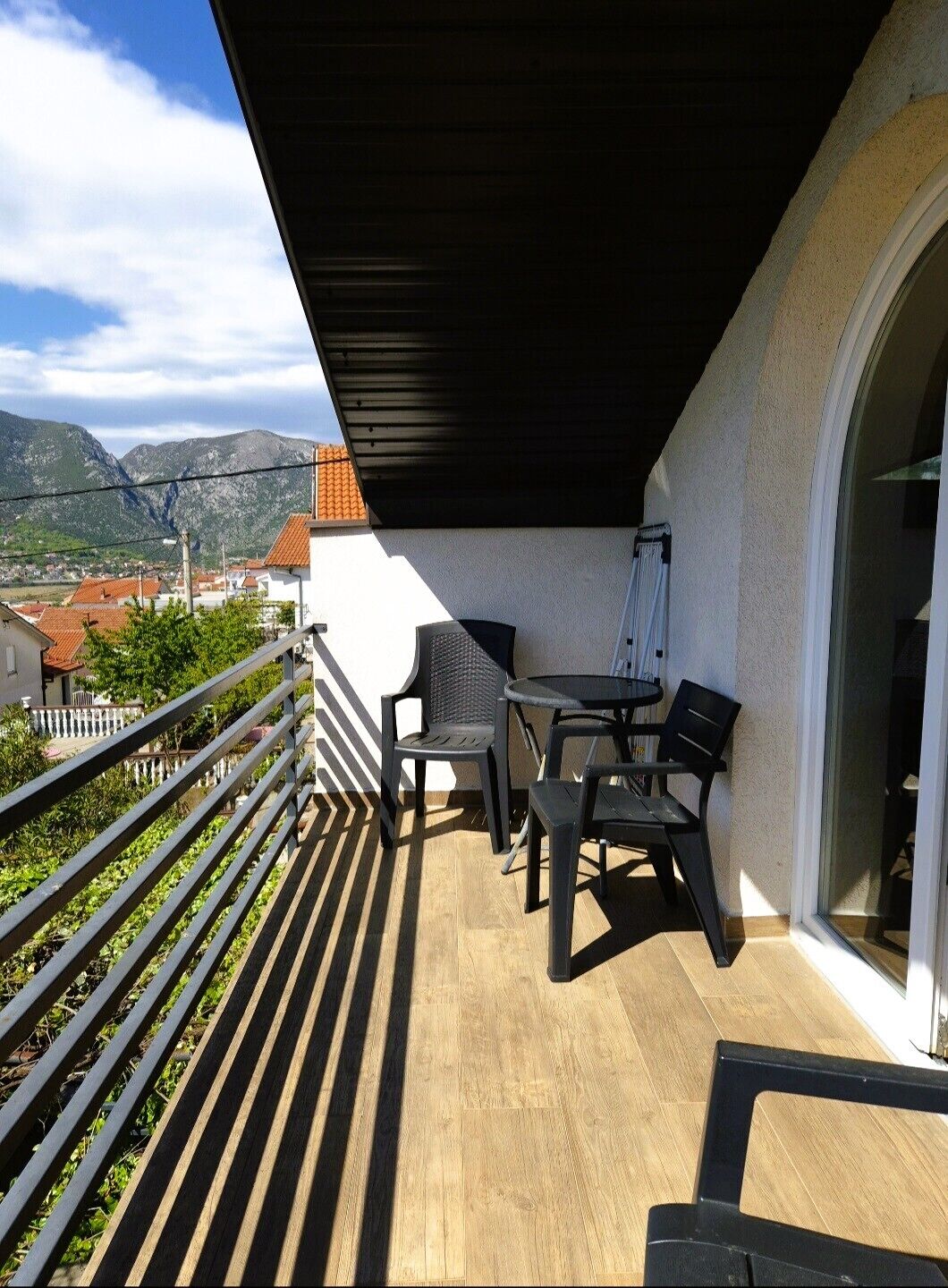 Apartment, Balkon, Stadtblick | Terrasse/Patio