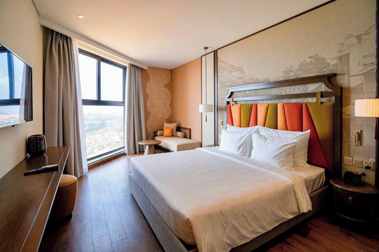 Quarto luxo, vista para o oceano | Escrivaninha, espaço de trabalho para notebook, Wi-Fi de cortesia