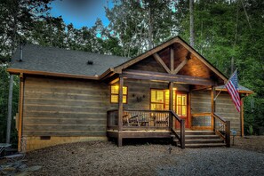 Exterior - NEW! Connosha Cottage Cabin Getaway w/ Hot Tub in Resort (Ellijay)