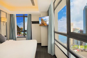 Luxury Double Room | Blackout drapes, soundproofing, free WiFi