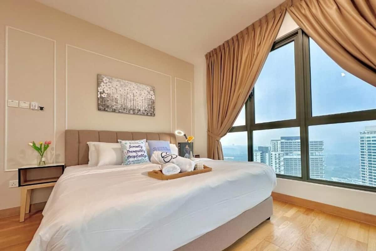 Blackout curtains, iron/ironing board, free WiFi