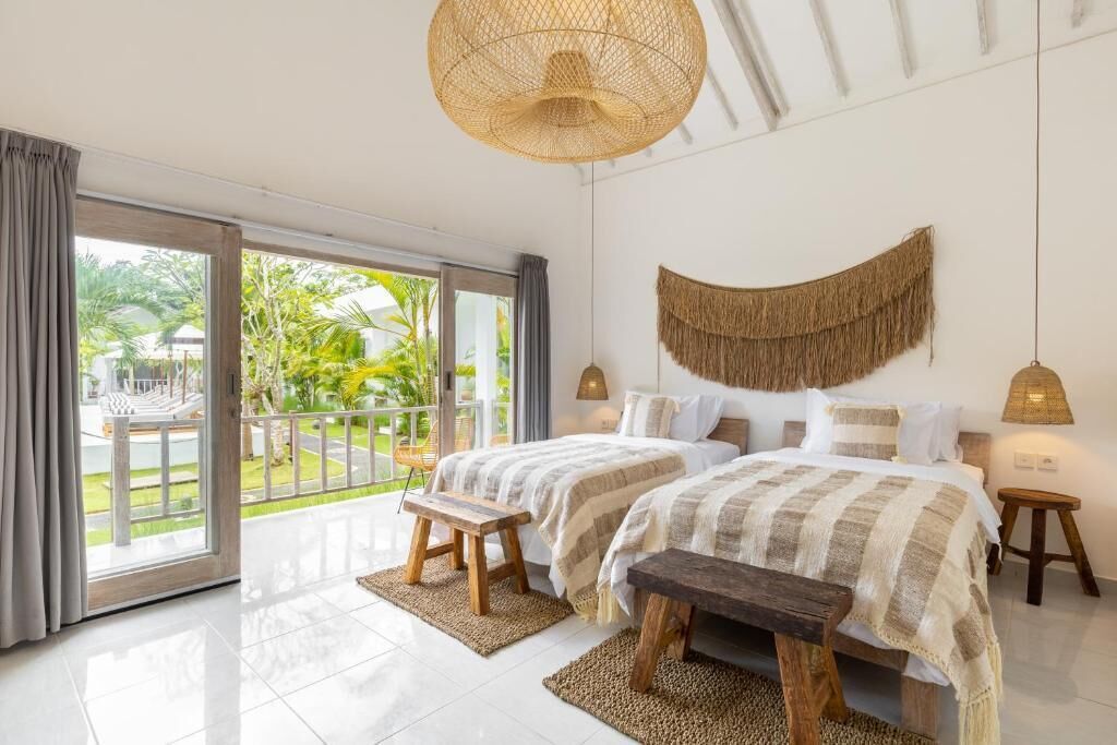 Deluxe Twin Room, Pool View | In-room safe, iron/ironing board, free WiFi