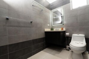 Handdoeken, zeep, toiletpapier