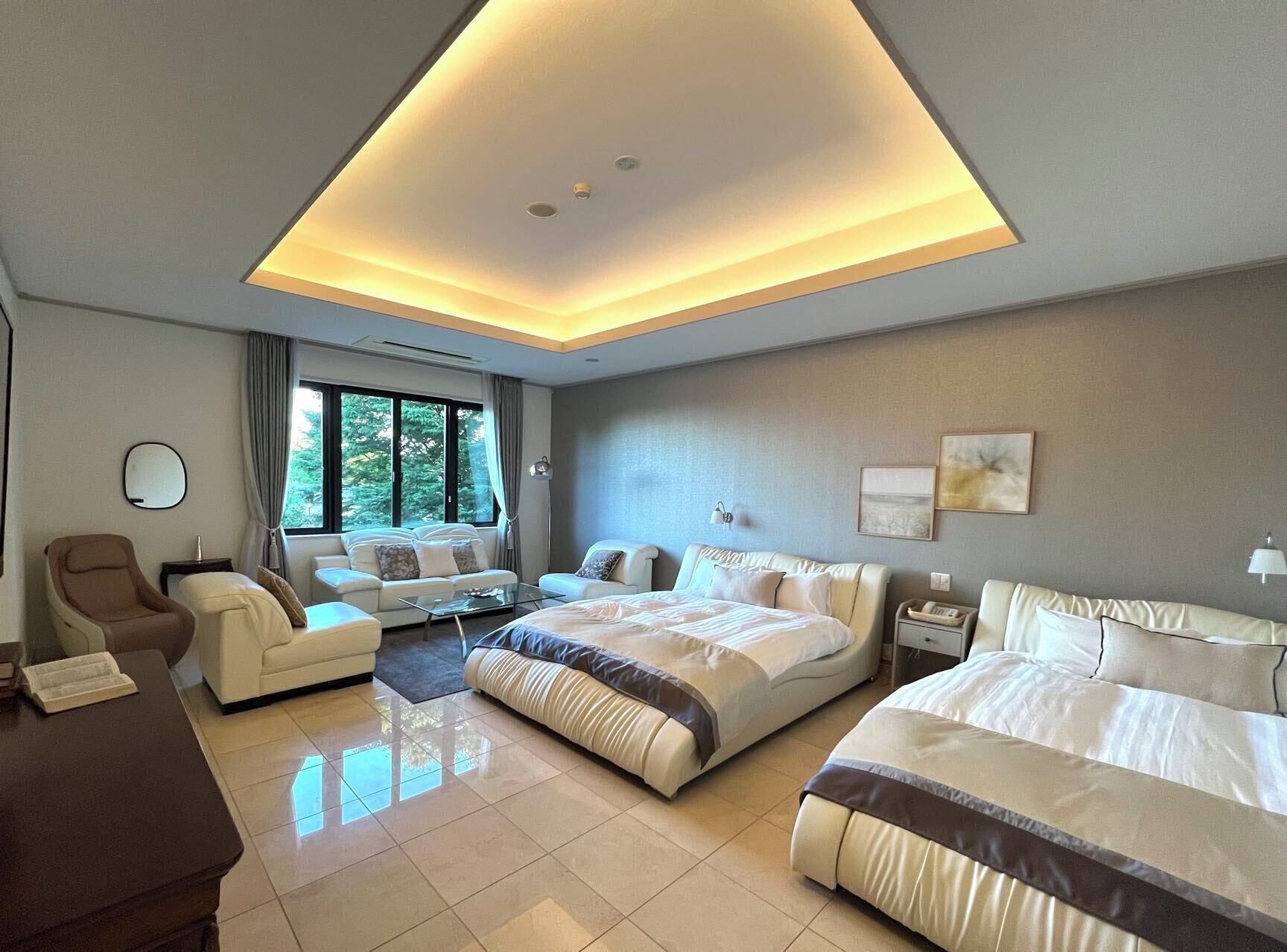 舒適雙床房 | 遮光布/窗簾、免費無線上網