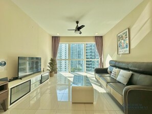 Comfort Apartment, 2 Bedrooms, City View | Living area - Medini Signature Legoland By Stayrene (Iskandar Puteri)