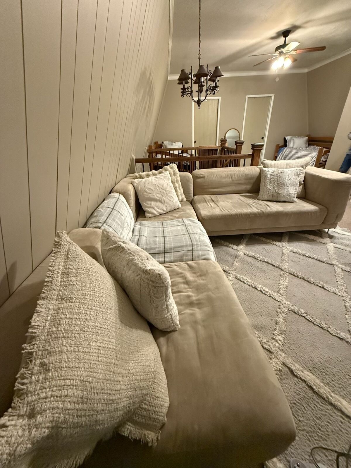 TV, fireplace, video games, DVD player