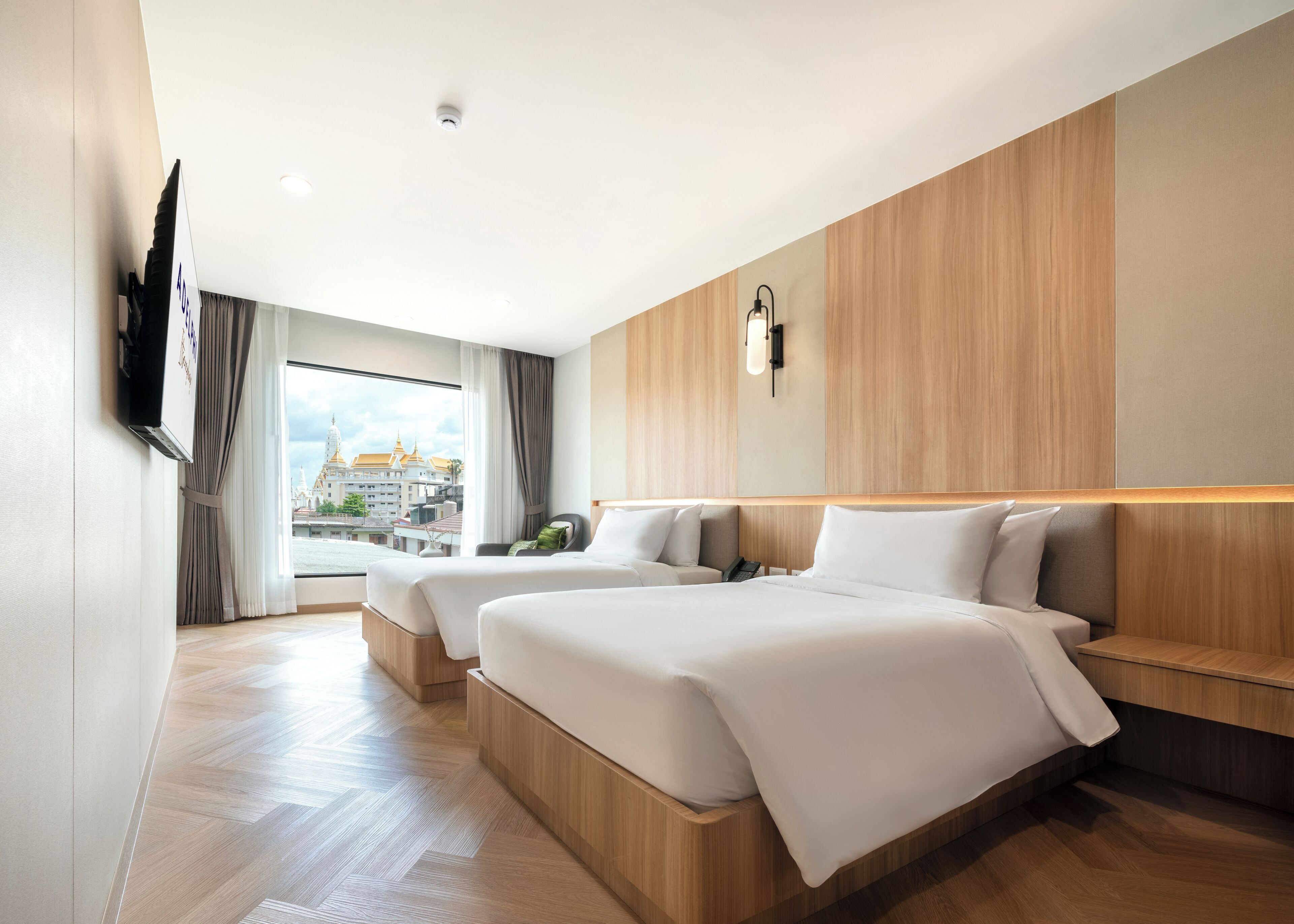 Premier Room, 2 Single Beds, City View | View from room