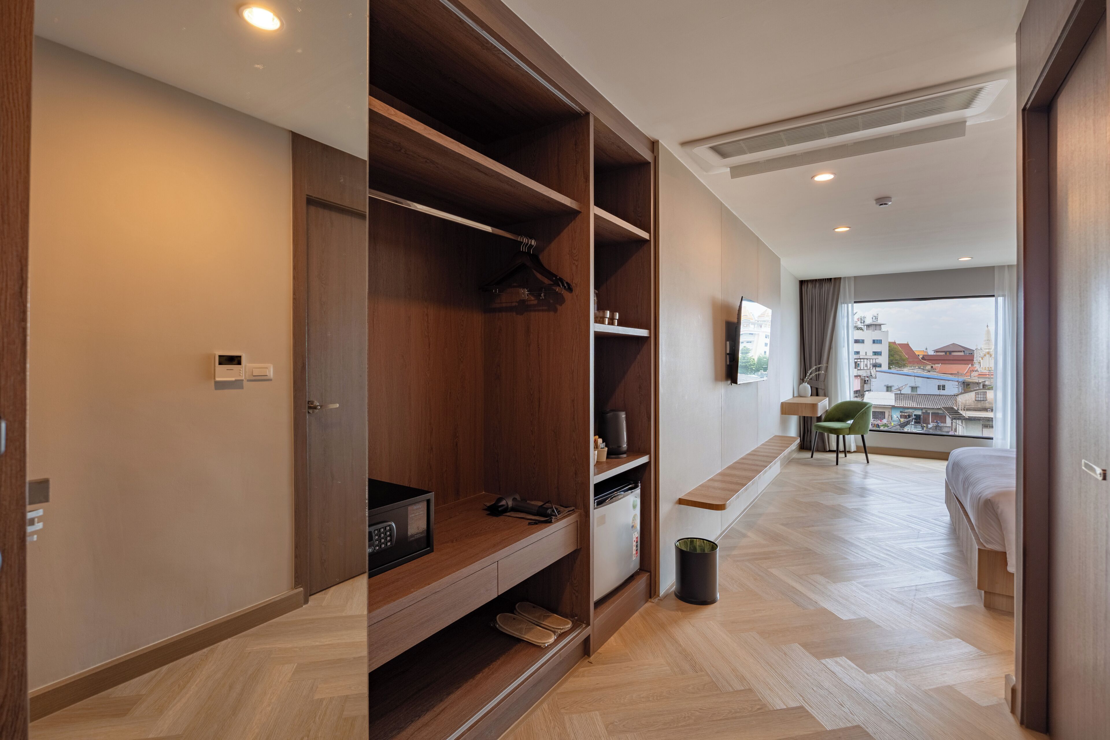 Premier-Zimmer, 1 King-Bett, Stadtblick