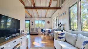 Smart TV - Renovated Westport Island Retreat: 180° Water Views, Shared Dock & Dog Friendly! (Westport)