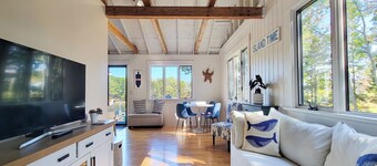 Renovated Westport Island Retreat: 180° Water Views, Shared Dock & Dog Friendly!
