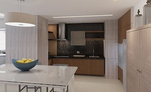 Private kitchen - Grand Luxxe 3 Bedrooms SPA Suite (Las Jarretaderas)