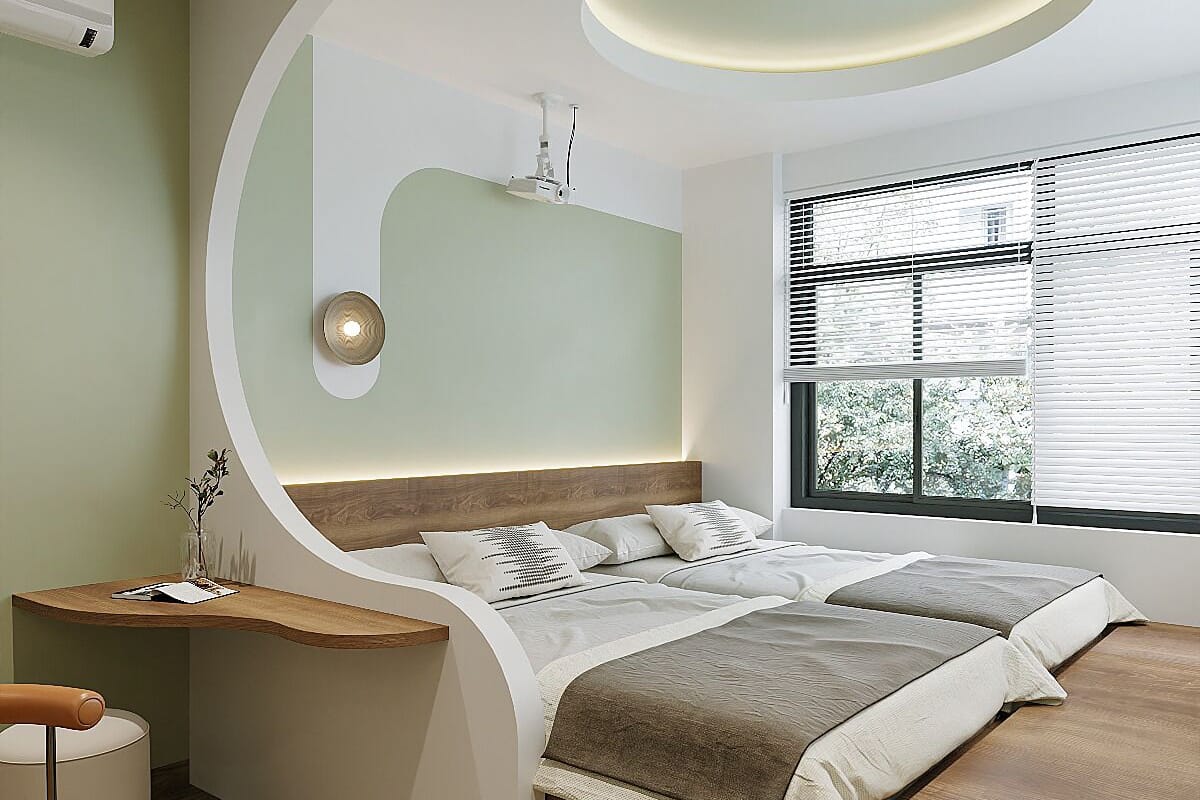 Habitación triple estándar, vistas al jardín | Minibar (con algunos artículos gratuitos), escritorio, wifi gratis