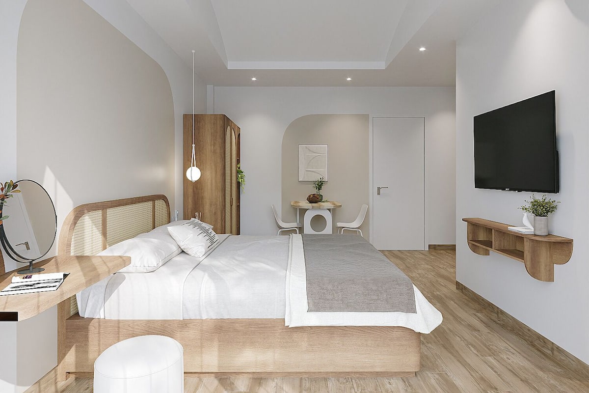 Minibar (con algunos artículos gratuitos), escritorio, wifi gratis