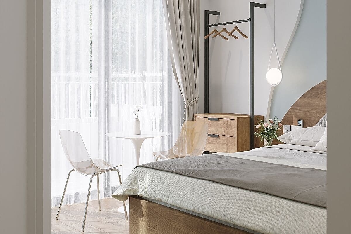 Habitación estándar doble, balcón, vistas a la ciudad | Minibar (con algunos artículos gratuitos), escritorio, wifi gratis