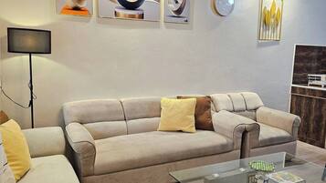 Ferienhaus, 1 Schlafzimmer | Wohnzimmer