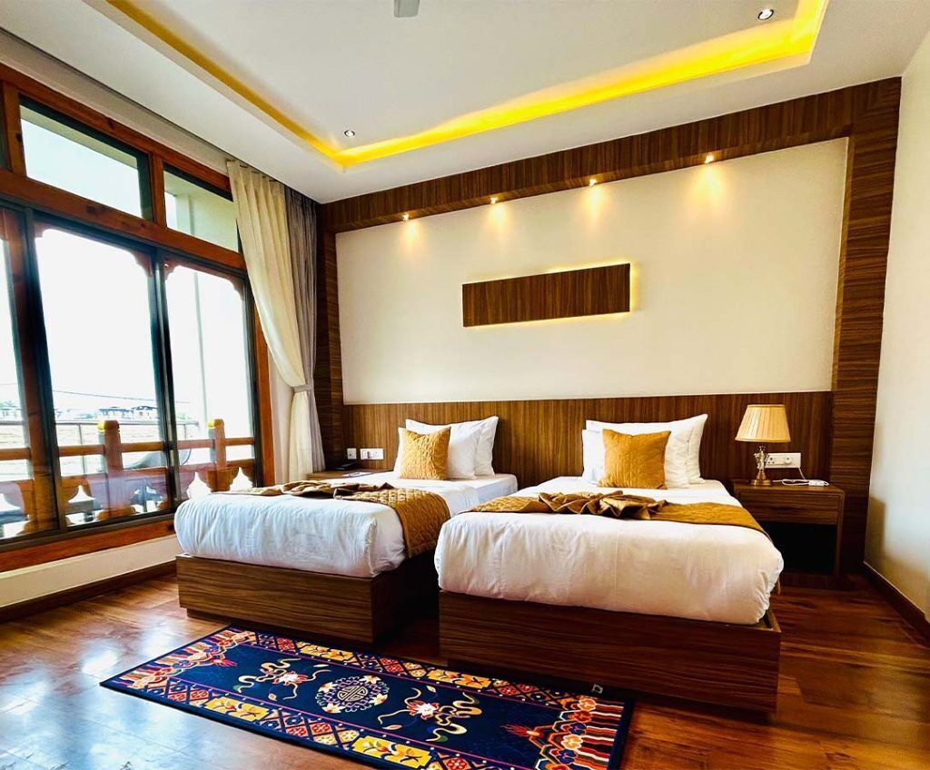 Deluxe tweepersoonskamer, balkon, uitzicht op bergen | Gratis wifi