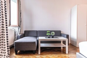 Basic Apartment | Living area - Chic 1BR Apartment Near AKH Center (Vienna)