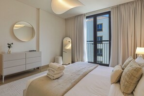 Apartment, Sea Facing | In-room safe, iron/ironing board - Coastal 2BR in La Mer Beachside Bliss (Dubai)