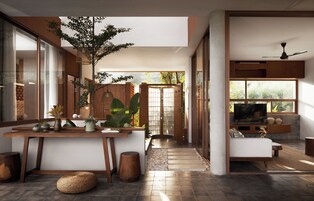 Damnak Soriya: Three bedrooms | Living room